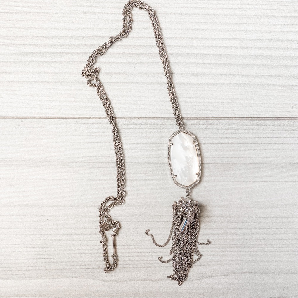 Kendra Scott Rayne Necklace Ivory Pearl